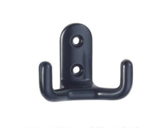 Cheap Black Wall Hanging Coat Hooks / Individual Coat Hooks Customized Size for sale