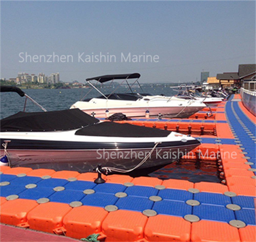Stable Platform For Jet Ski Modular Floating Dock cube Made From HDPE Materials
