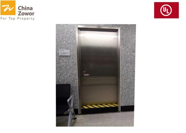 Cheap Emergency Exit 0.8mm Leaf Galvanized UL Listed Fire Door for sale