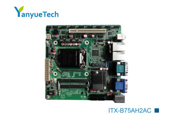 Cheap ITX-B75AH2AC Motherboard Gigabyte Mini Itx Intel PCH B75 Chip 10 COM 12 USB PCI Slot for sale
