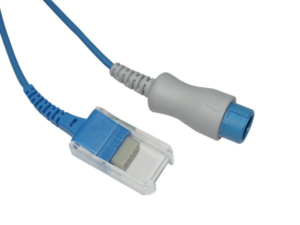 Cheap 1m T5 T8 Mindray Spo2 Extension Cable For Medical Oxygen Probe for sale