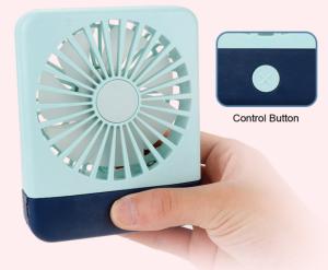 China Square Table 5V Mini Usb Desk Fan 9.5*12CM with 4 Speed Levels on sale