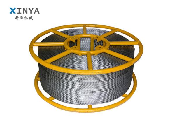 Cheap Hexagon Anti Twisted Pilot Rope Galvanised Steel Wire Rope With 12 Strands for sale