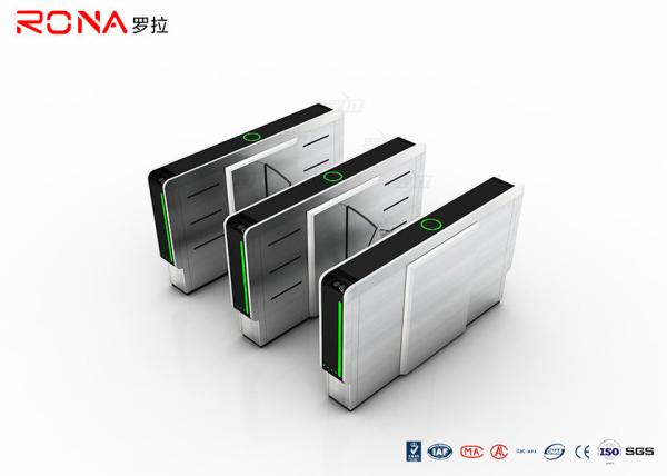 Cheap University Commonly Flap Barrier Gate Entrance Barrier Gate Turnstiles Face Recogntion/ Card Reader for sale
