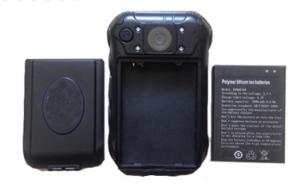 External Mini Police Video Camera Support Remote Controlle CE Certification