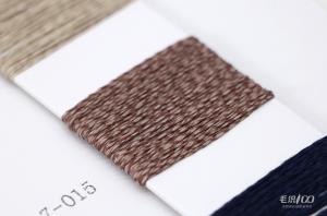 China Breathable Practical Dyed Spun Polyester Yarn , Anti Pilling Dual Core Spun Yarn on sale