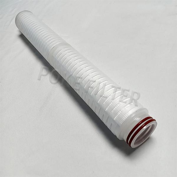 Cheap Folded 0.2 Micron PTFE PP Water Filter Element Cartridge Replacement for sale