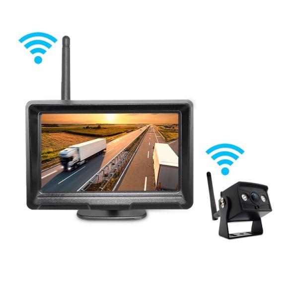 Cheap Digital  Wireless Backup Camera System 5in LCD DC32V for sale