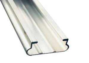 China 4M Length Greenhouse Poly Spring Lock Channel Durable Aluminum Material on sale