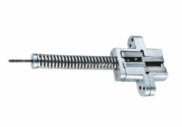 Cheap 4 Mounting Holes Invisible Cabinet Hinges Stainless Steel Self Closing Spring for sale