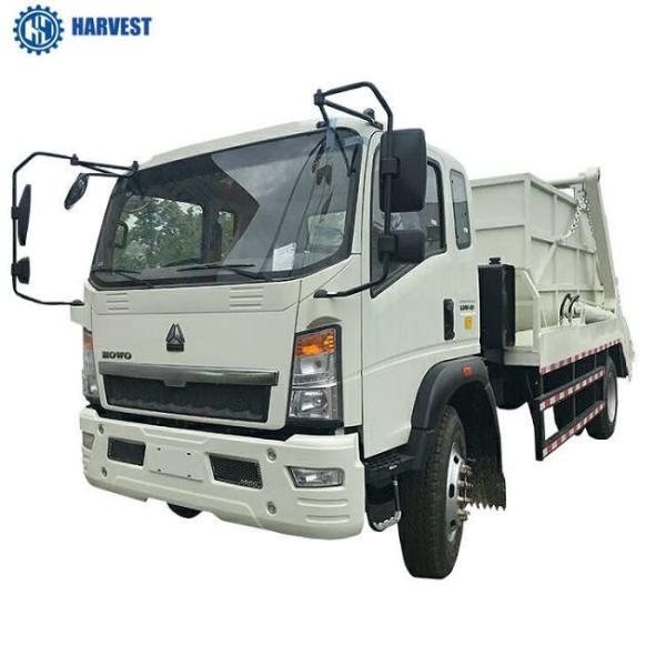 Cheap 4x2 160hp 8cbm Swing Arm Garbage Compactor Special Purpose Truck for sale