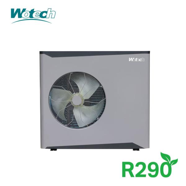 Cheap 9kw Air Source Heat Pump Wotech with Low Carbon Design and DC Inverter Technology for sale