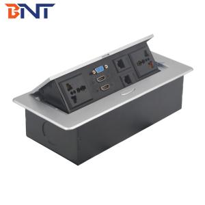 China for conference room desk conceal pop up style with vga connector tabletop cable cubby on sale