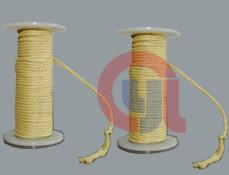 Best Flexibility Aramid Fiber Rope , Heat Resistant Rope For Sealing Materials wholesale