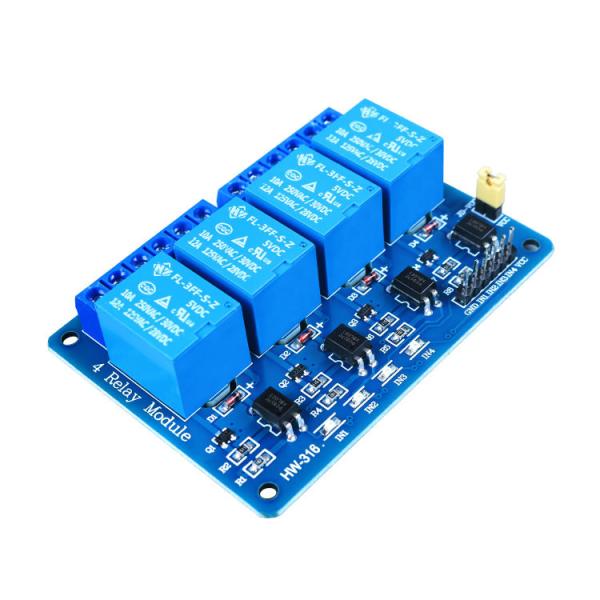 Cheap 5V Optocoupler 4 Channel Relay Module IED Programming STEM Education for sale