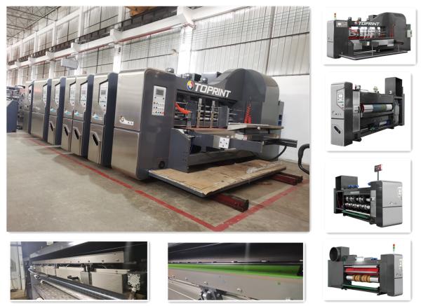 Cheap Paperboard Flexo Printing Slotting Machine Servo Control Register for sale