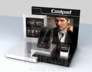 Store mobile phone display showcase, cell phone accessory display stand,