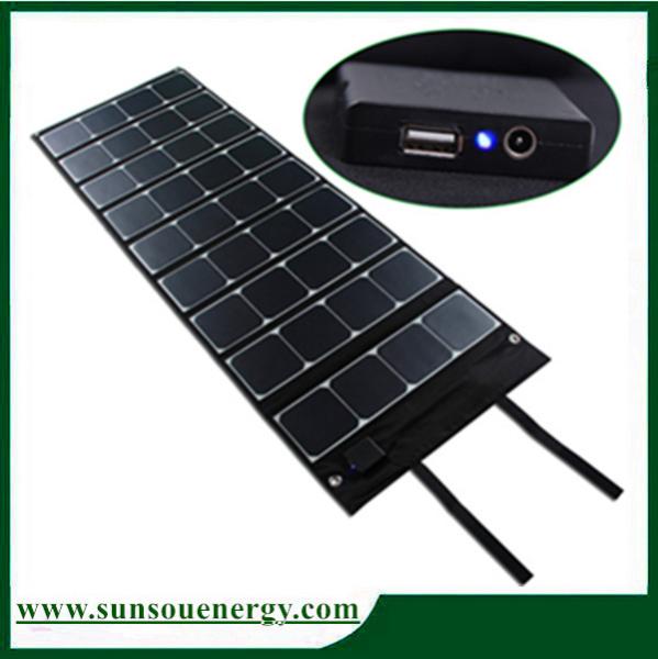 Cheap 100w to 180w folding solar panel / foldable solar kits for big battery and vedio / camera with dual voltage controller for sale