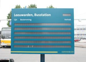 China HD Energy Saving Bus LED Display For BUS Station Passenger Information Display on sale