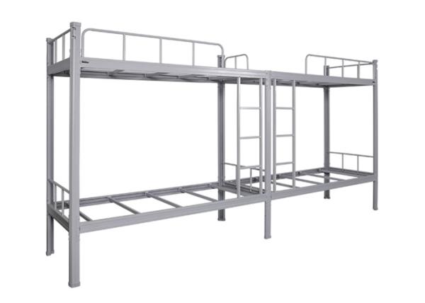 Cheap Dormitory Secure Storage Metal Bunk Bed Frame for sale