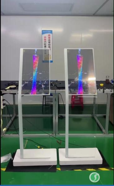 Cheap 30 Inch Transparent OLED Display Module With Touch Panel 1366*768 Dots RS232*1 Output Interface for sale