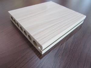 China Hollow Co-extrusion WPC Composite Decking Tiles Rotproof for Garden on sale