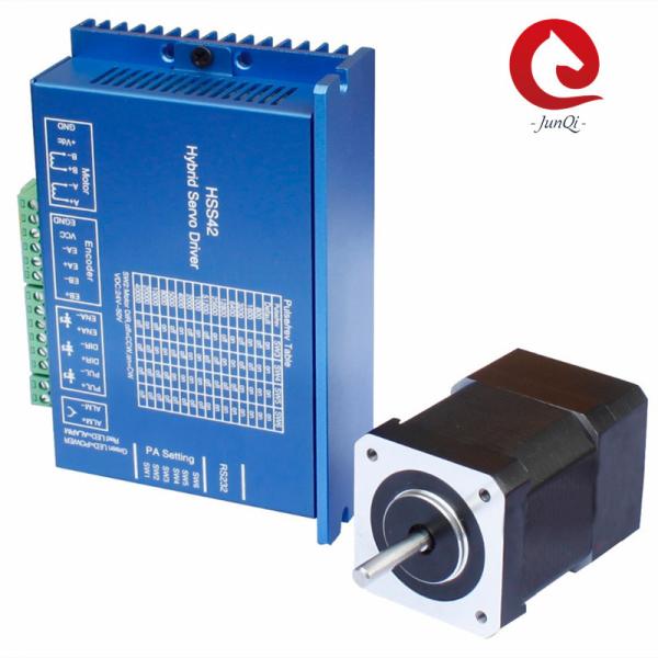 Cheap 42HSE05N-D24  NEMA17 42mm Stepper Motor Driver With 1000PPR Encoder HSS42 Hybrid Servo Driver for sale