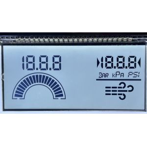 Custom Segment LCD Display for Instruments Custom HTN LCD Display with Backlight