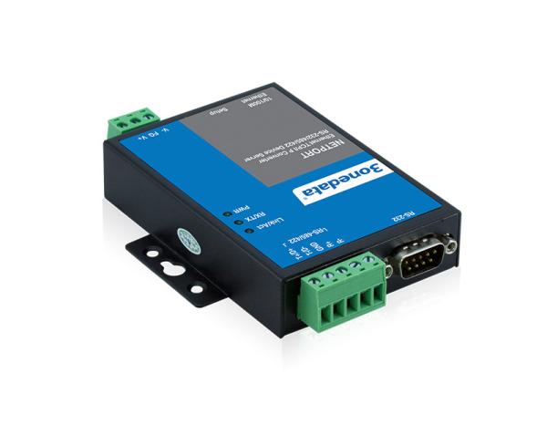 Cheap 1 Port 115200bps IP40 RS232 Waterproof Ethernet Converter for sale