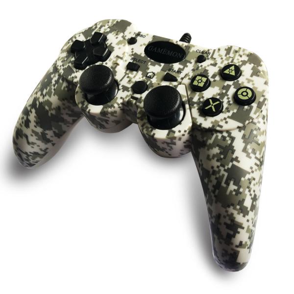 Cheap Double Vibration Wired  PS3 PC Android Game Controller for sale