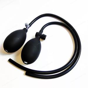 Best Replacement Black Manual Inflation Blood Pressure Latex Bulb with Air Sphygmomanometer latex bulb blood pressure bulb wholesale