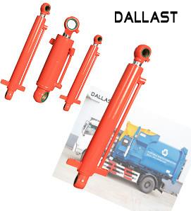 Cheap 16-35 MPa Single Acting Telescopic Hydraulic Cylinders for Garbage Truck Station for sale