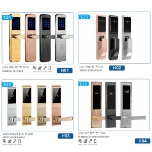 China Low Voltage Alarm and Mechanical Key Unlock Way Smart Hotel Locks with Beep Alarm on sale