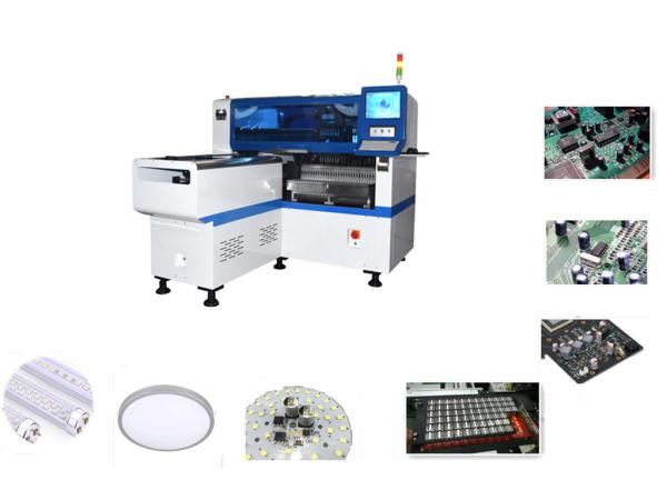 Cheap 380AC 50Hz LED Chip Mounter Machine , HT-E8S SMT Placement Machine For Shaped Components for sale