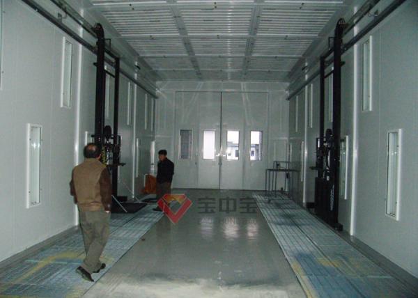 Cheap Air Condition Component Paint Booth Drive Throught Coating Line Heavy Machinery Paint Booth for sale