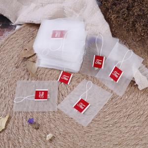 Best Customize Size Heat Resistance Pyramid Nylon Tea Bags Mesh Filters Cloth With Label wholesale