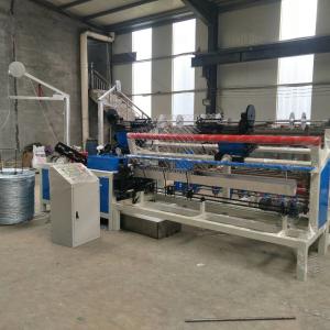 3m width Fully-Automatic double wire feeding PLC Chain Link Fence Machine