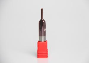 Metal Machining Carbide End Mill Bits , Corner Radius End Mill Cutter