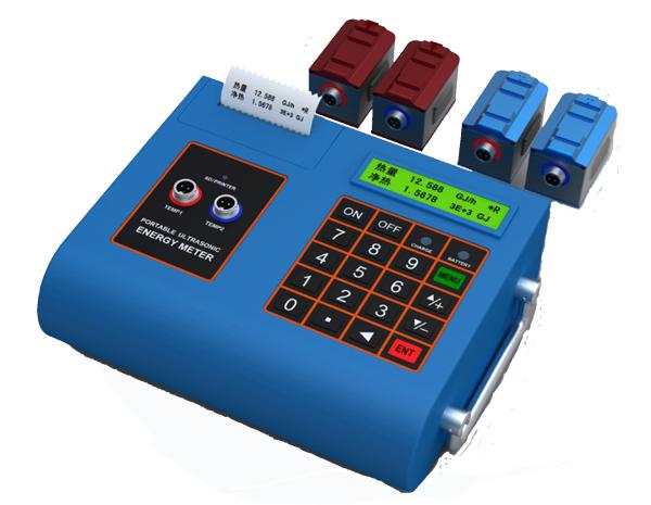 Cheap RS485 Potable Ultrasonic Flow Meter With Printer Transducer Mounting Bracket for sale
