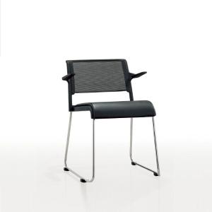 sled frame mesh training chair