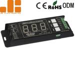 Single Channel DMX Signal Splitter With Digital Display Address Mode DC12V - 24V