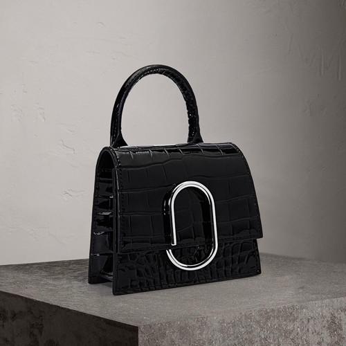 Cheap New Trendy Fashion Female Crossbody Bag Mini Leather Crocodile Pattern Kelly Bag for sale