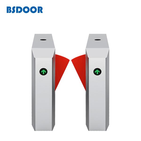 Cheap Electronic ID IC Card Retractable Flap Barrier Smart Pedestrian Control for sale