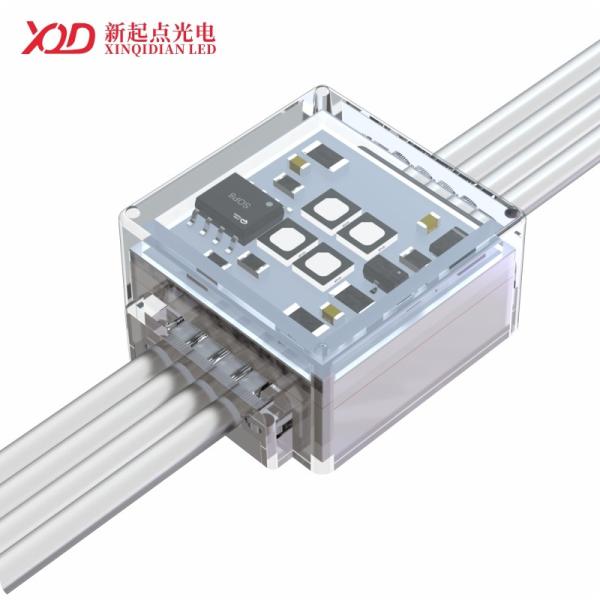 Cheap High Definition DMX512 SPI LED Injection Grid Screen High Waterproof For Facade for sale