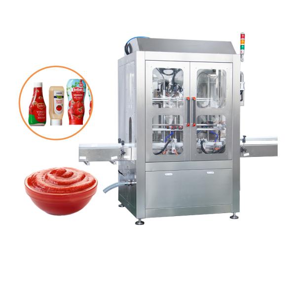 Cheap Auto Tomato Paste Filling Machine Sauce Filling Packing Machine Manufacturer With PLC Control for sale
