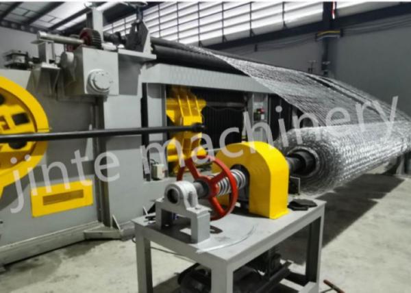 Cheap Hexagonal Wire Knitting Netting 200m/H Gabion Mesh Machine for sale