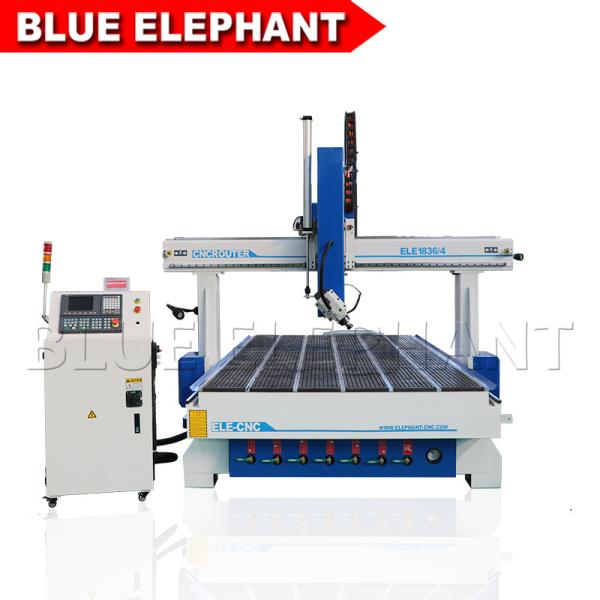 Cheap China Automatic 3d Wood Carving Cnc Router 4 Axis CNC Router Machine 1836 for sale