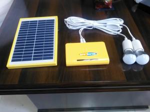 China Home Solar Panel Light Kit  Solar Camping Light Kit 12 Hours AC Charging Time on sale