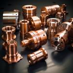 Durable Copper CNC Machining Parts Custom CNC Precise Machine Service