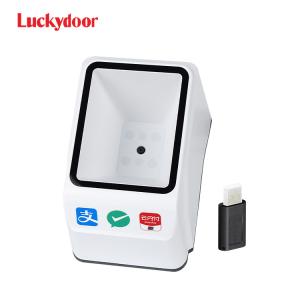 Best Wireless QR Code Reader Alipay Wechat Mobile Payment 1D 2D Desktop Payment Barcode Scanner wholesale